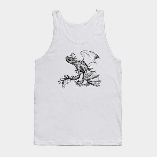 Fury of the Night Tank Top by cyber t-shirt